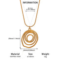Geometric Heart-Shaped Droplet Minimalist Necklace