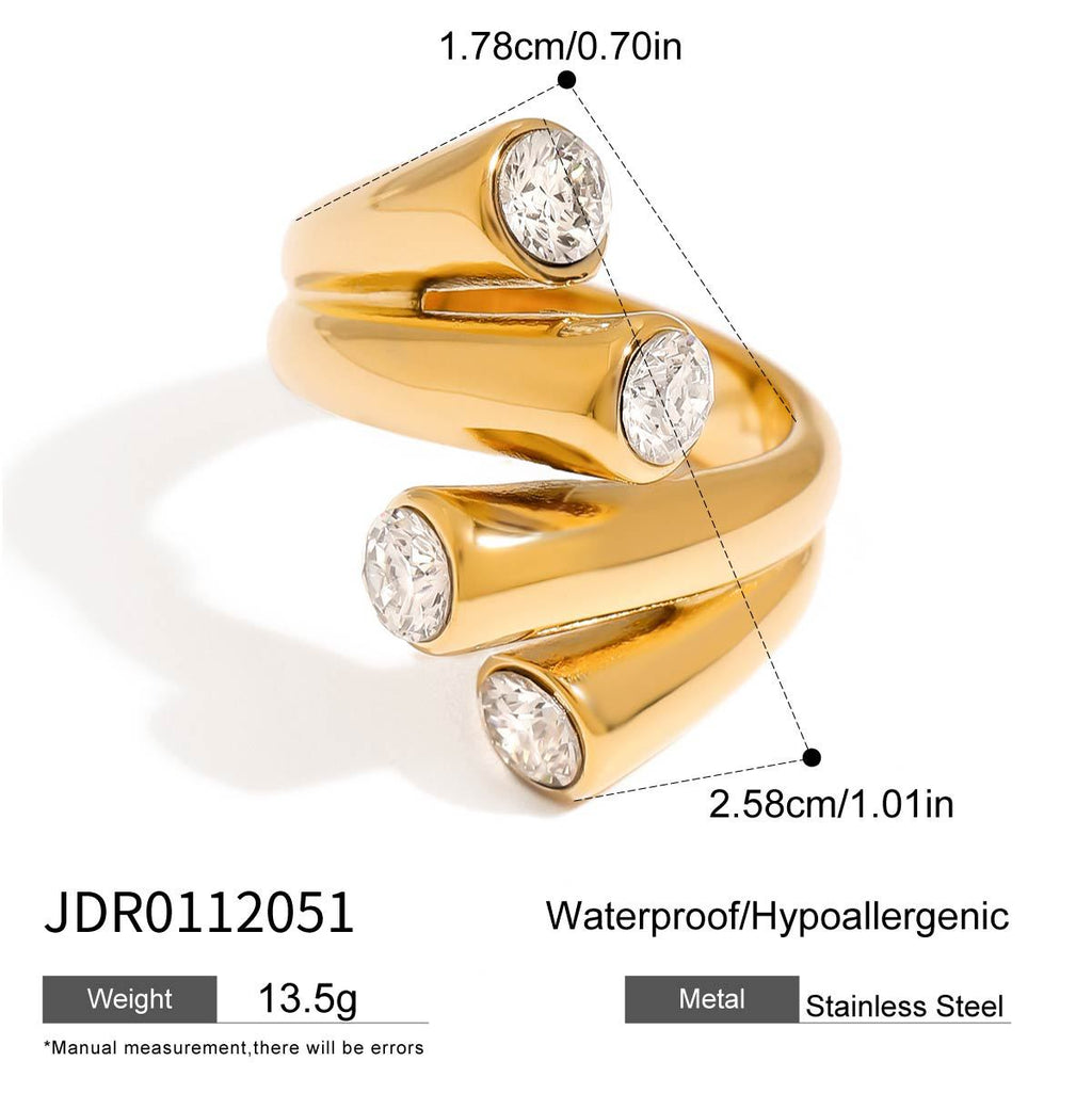Light-luxury Titanium Steel Ring That Wont Fade