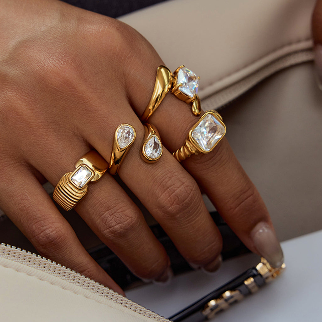 Light-luxury Titanium Steel Ring That Wont Fade
