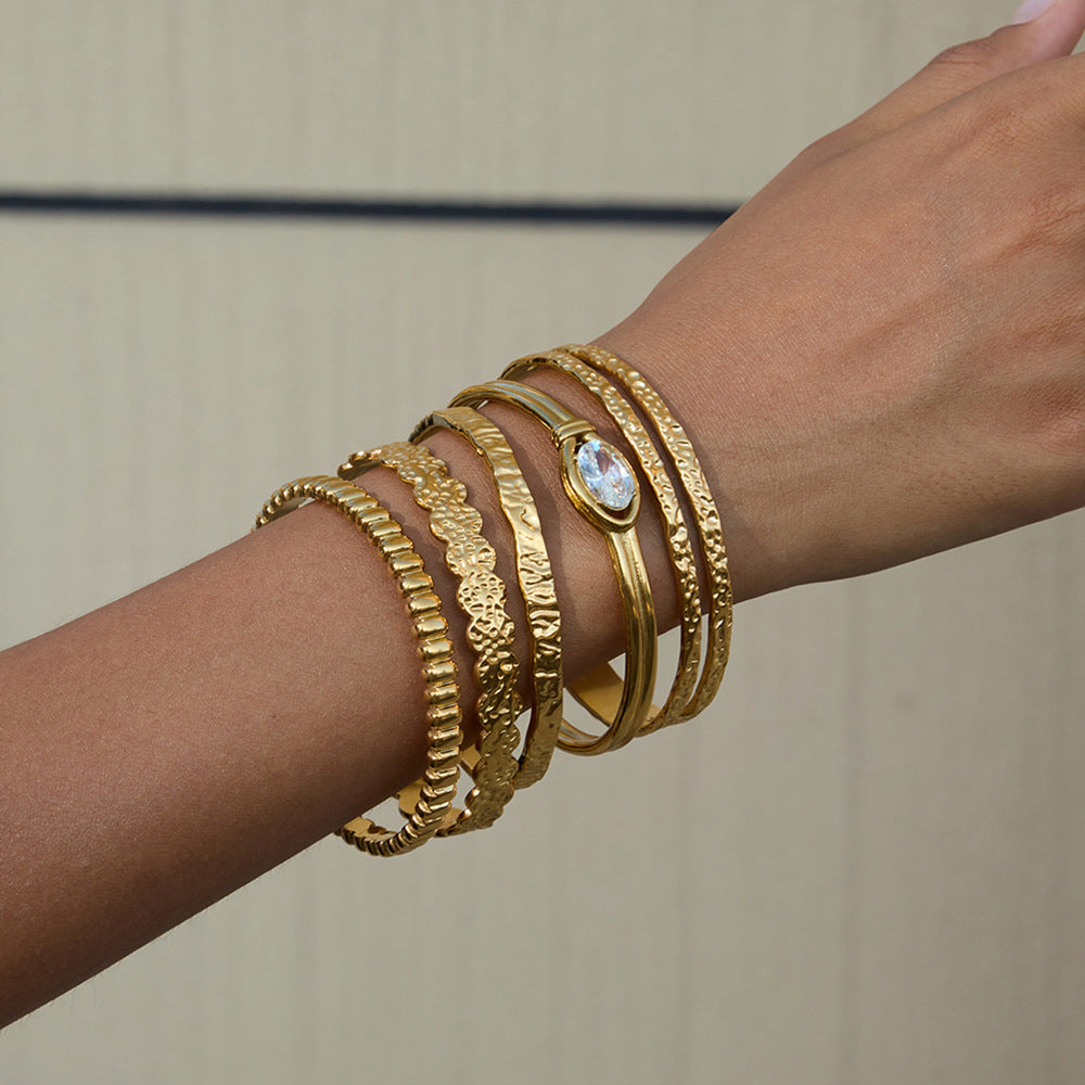 Stainless Steel Bracelet With A Light-luxury High-end Feel