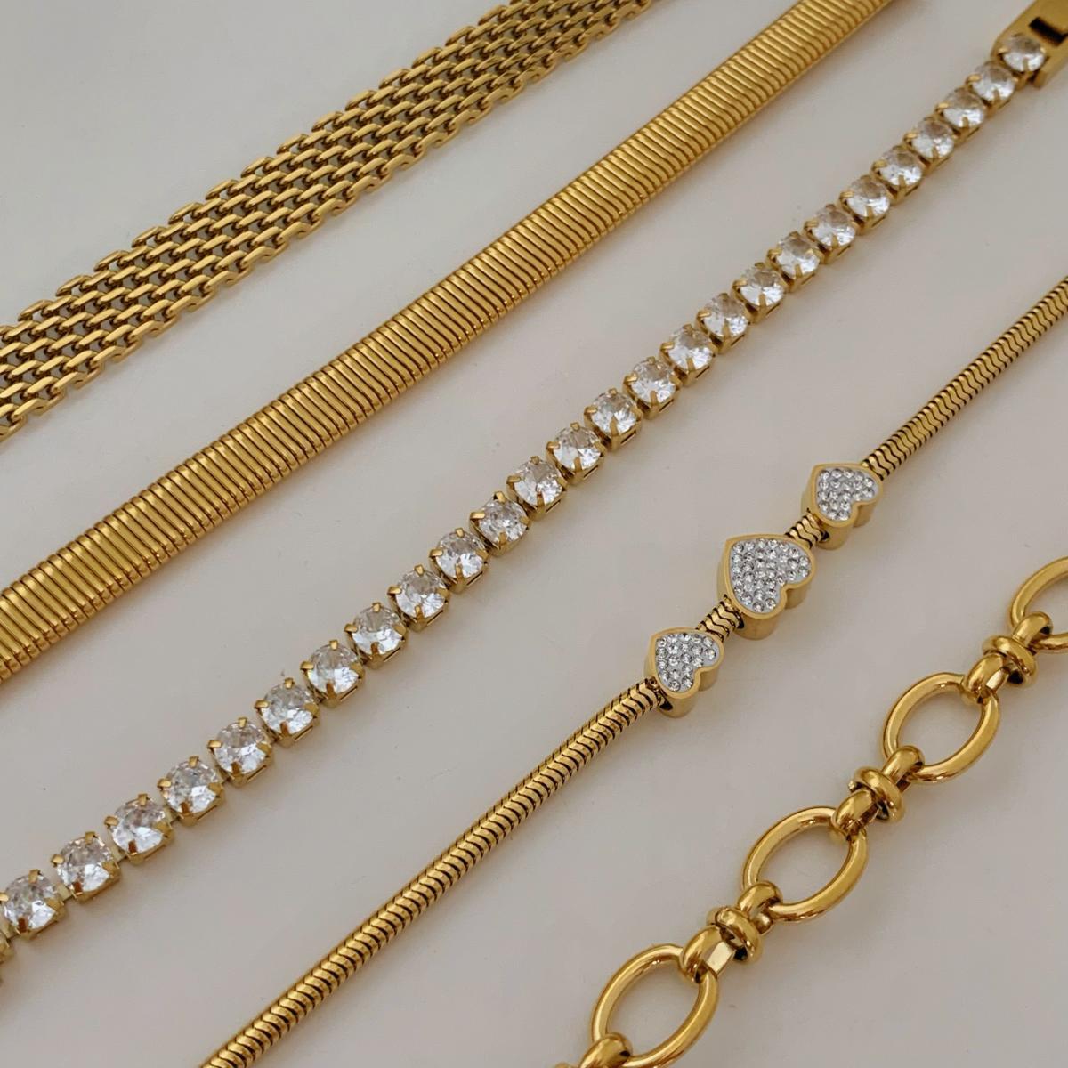 Crystal Heart Bracelet