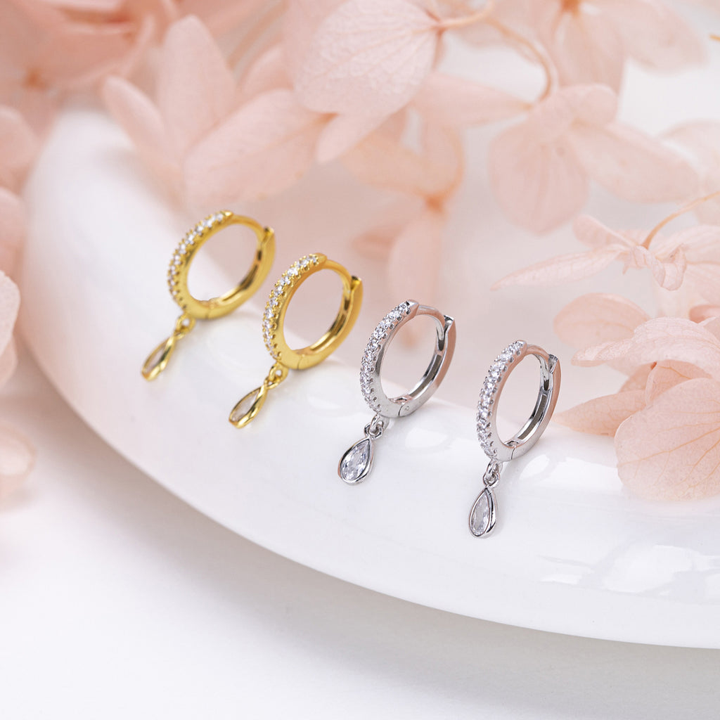 Light Luxury High-end Diamond-encrusted Earrings