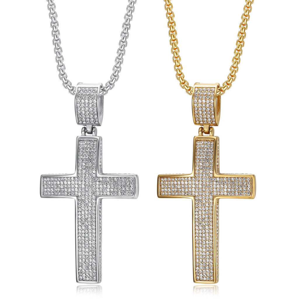 Cross-Border Hip-Hop Jewelry Pendant Necklace