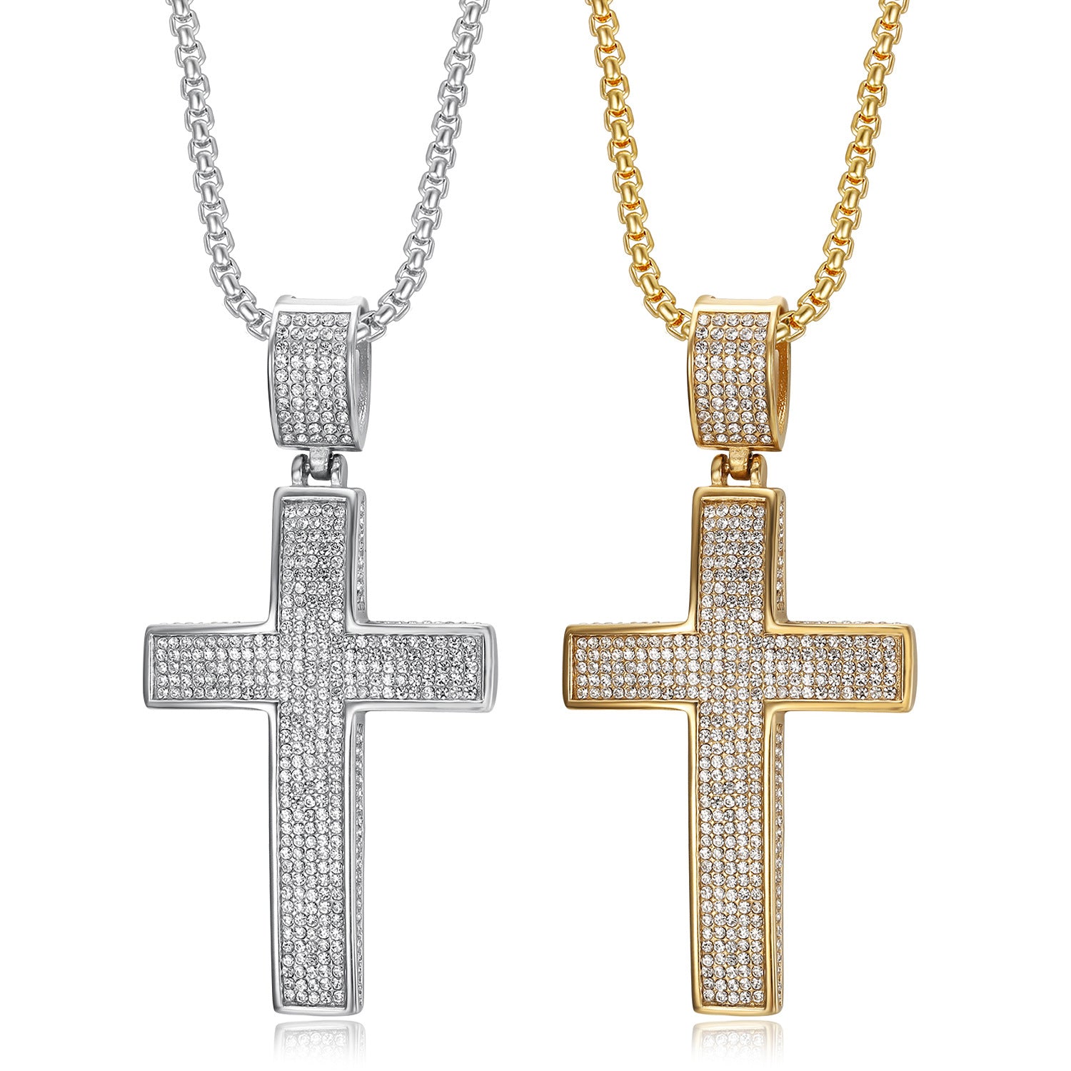 Cross-Border Hip-Hop Jewelry Pendant Necklace