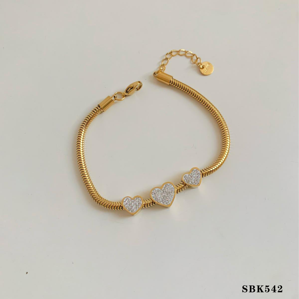 Crystal Heart Bracelet