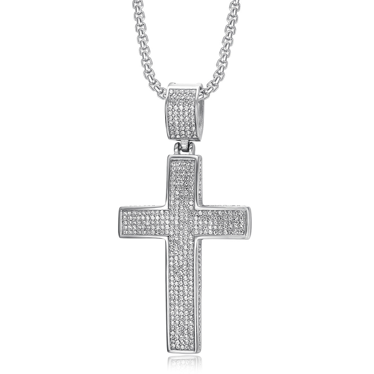 Cross-Border Hip-Hop Jewelry Pendant Necklace