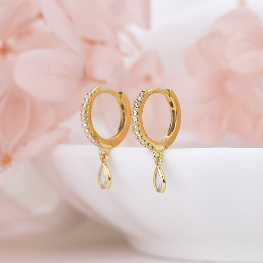 Light Luxury High-end Diamond-encrusted Earrings